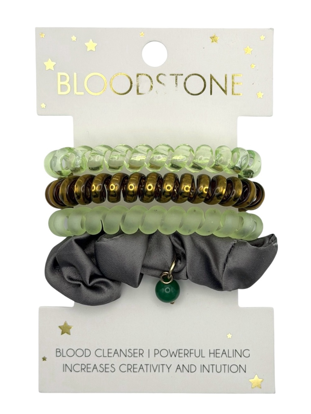 Nordstrom Bloodstone Hair Accessory Set Coil Hair Ties And Scrunchie